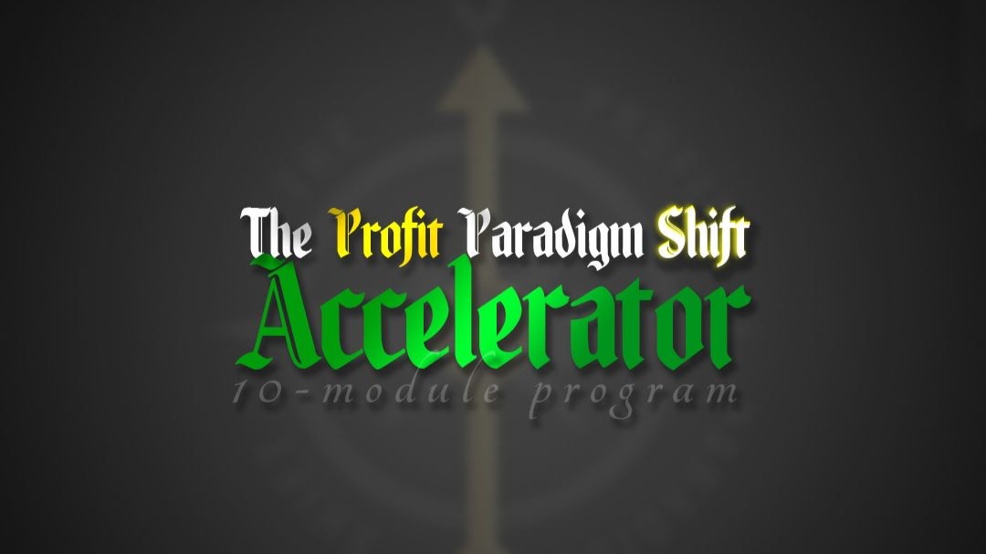 The Profit Paradigm Shift 
