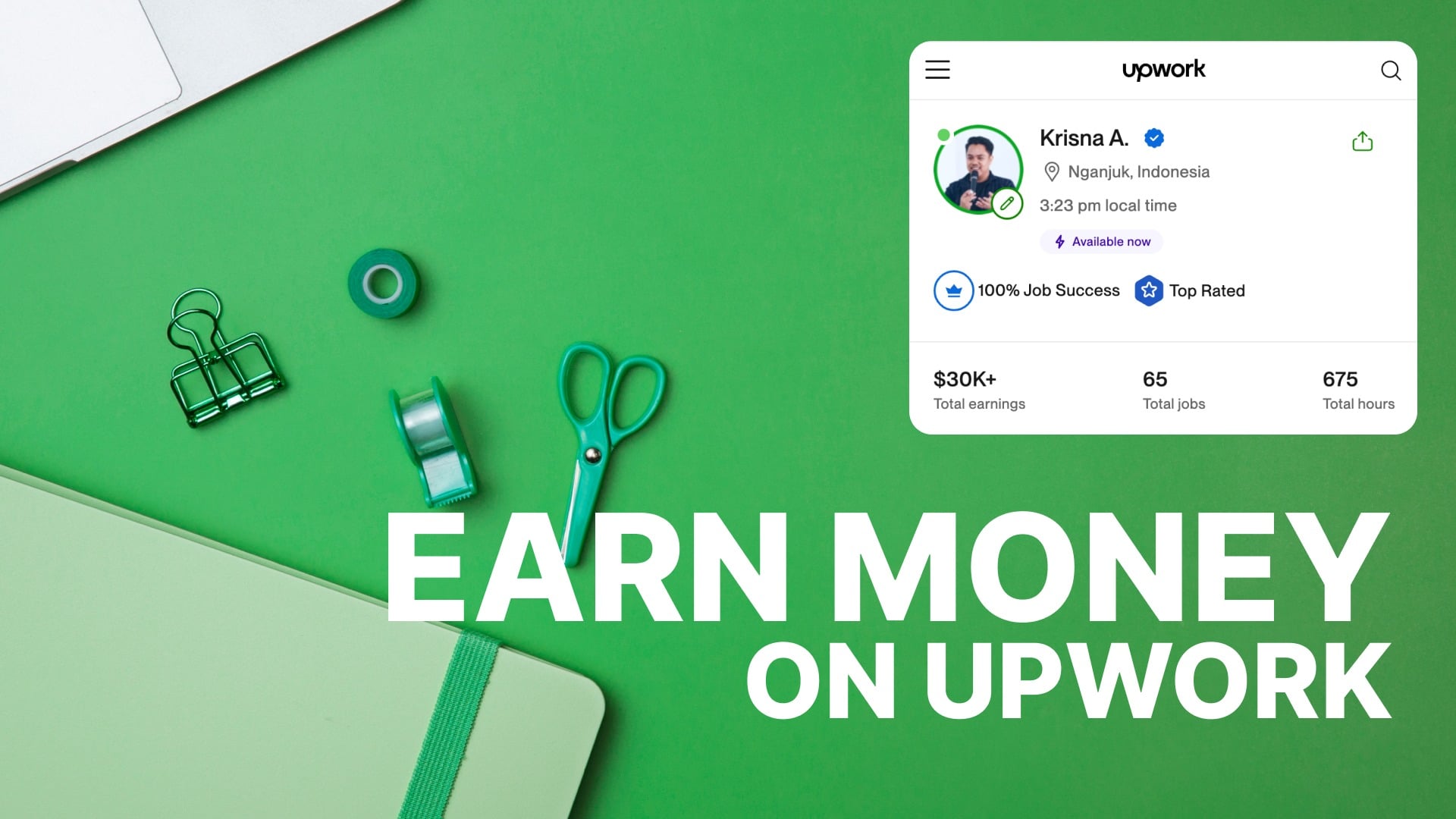 Earn money on Upwork