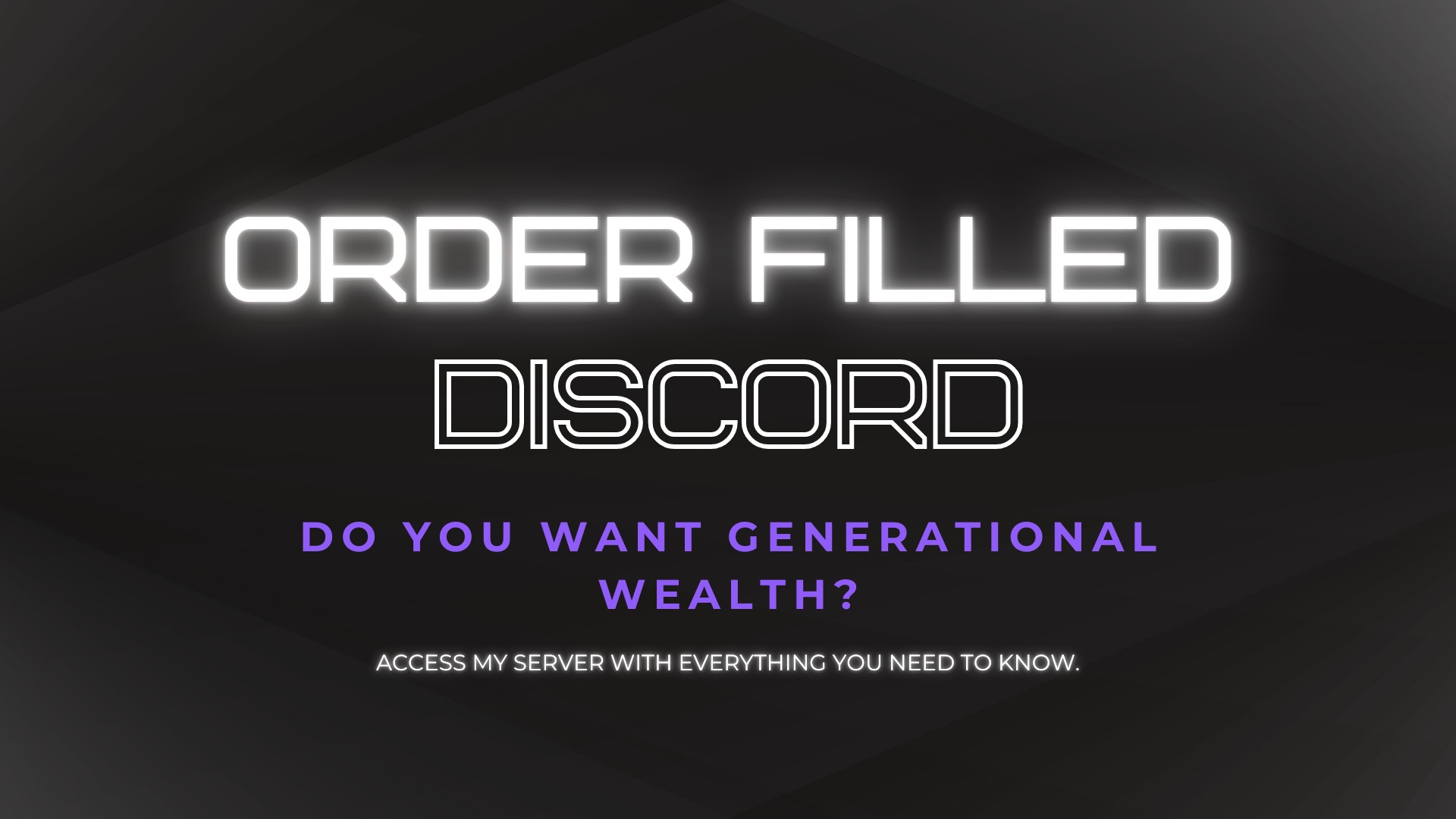 Order Filled