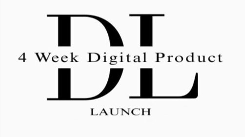4 Week Digital Product Launch
