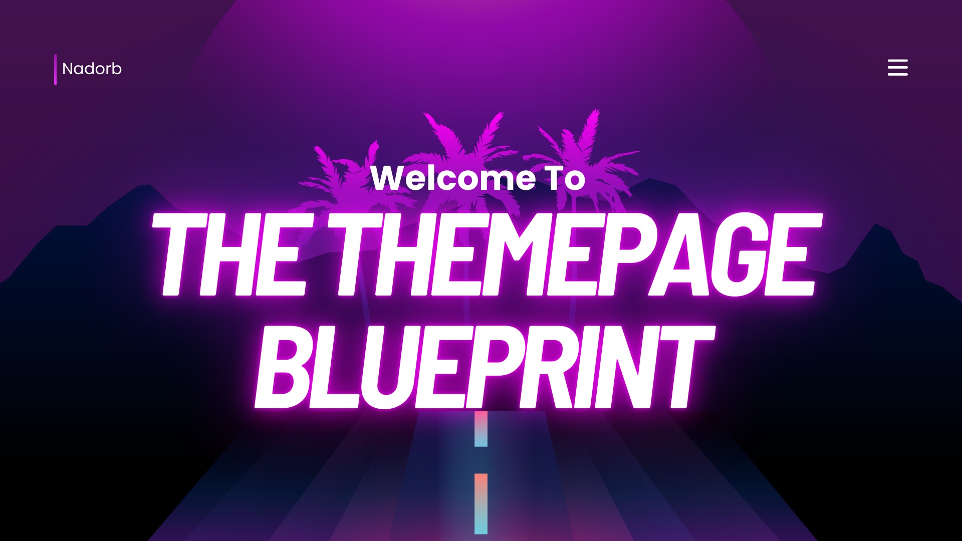 The Themepage Blueprint