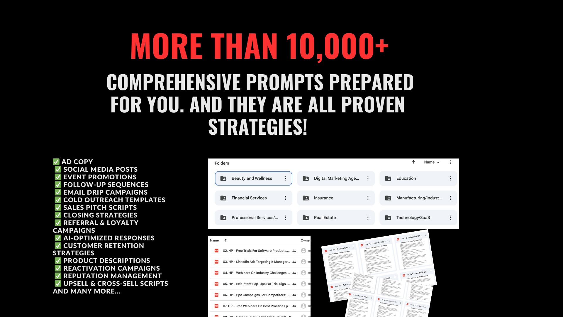 BEST Sales Prompt Library