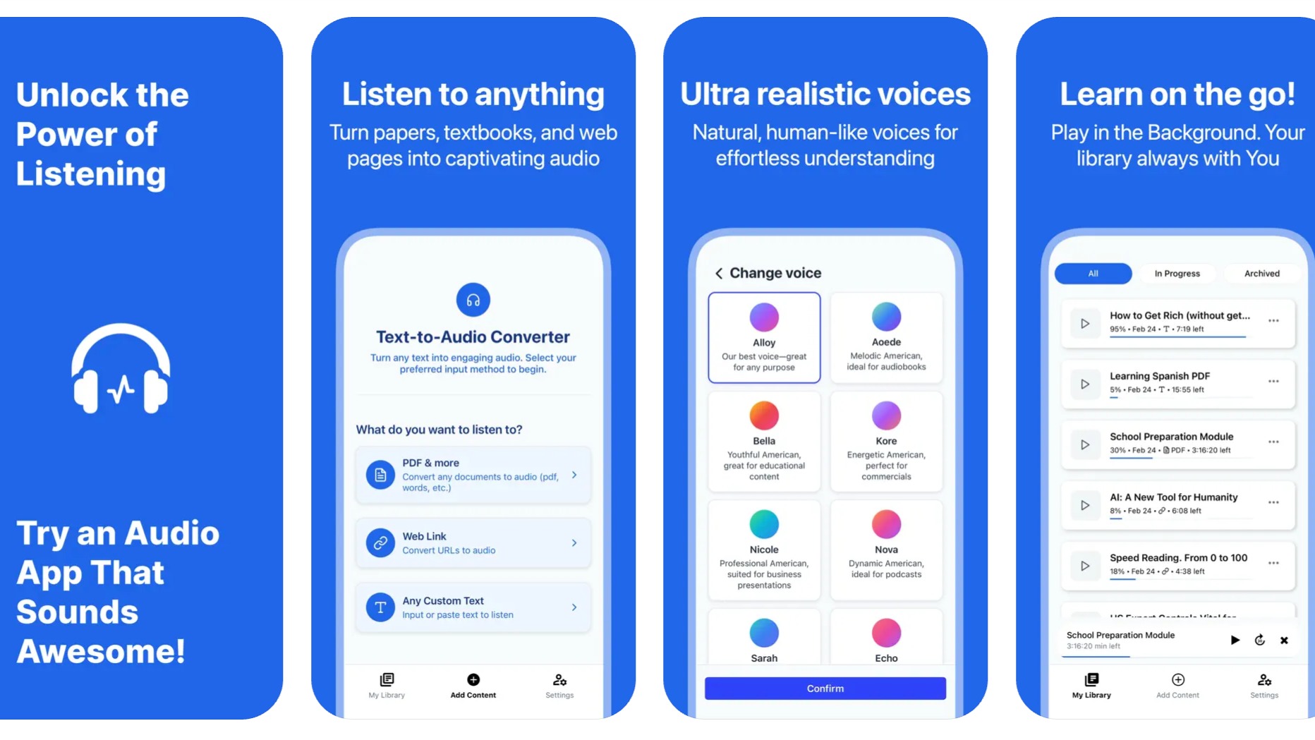 Frateca. Text-to-Speech app
