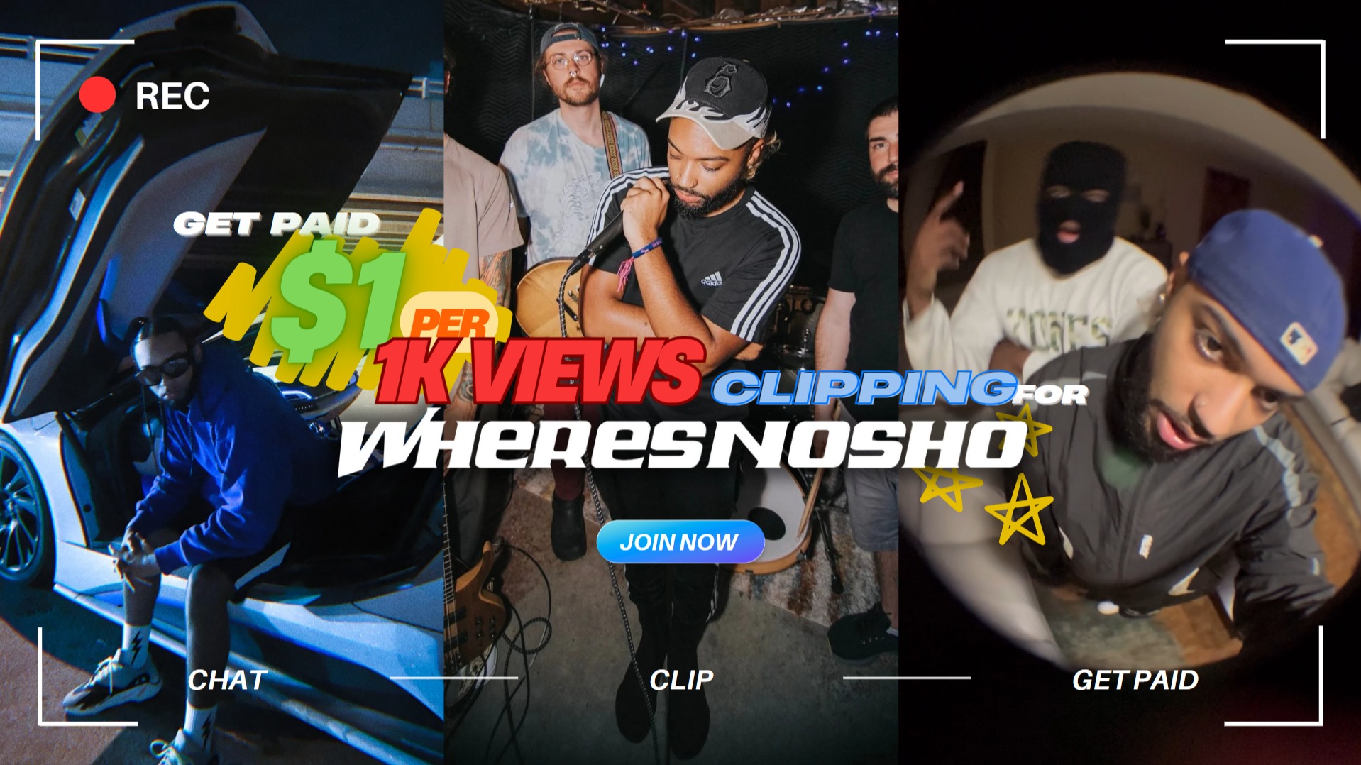 WHERESNOSHO Clips