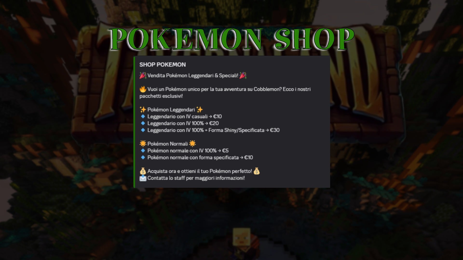 Pokemon Shop!