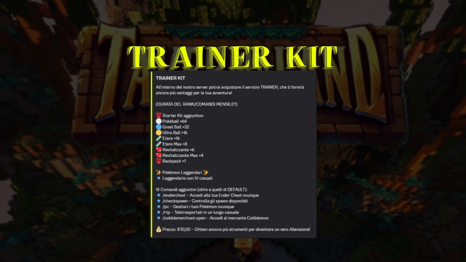 Trainer Kit💛