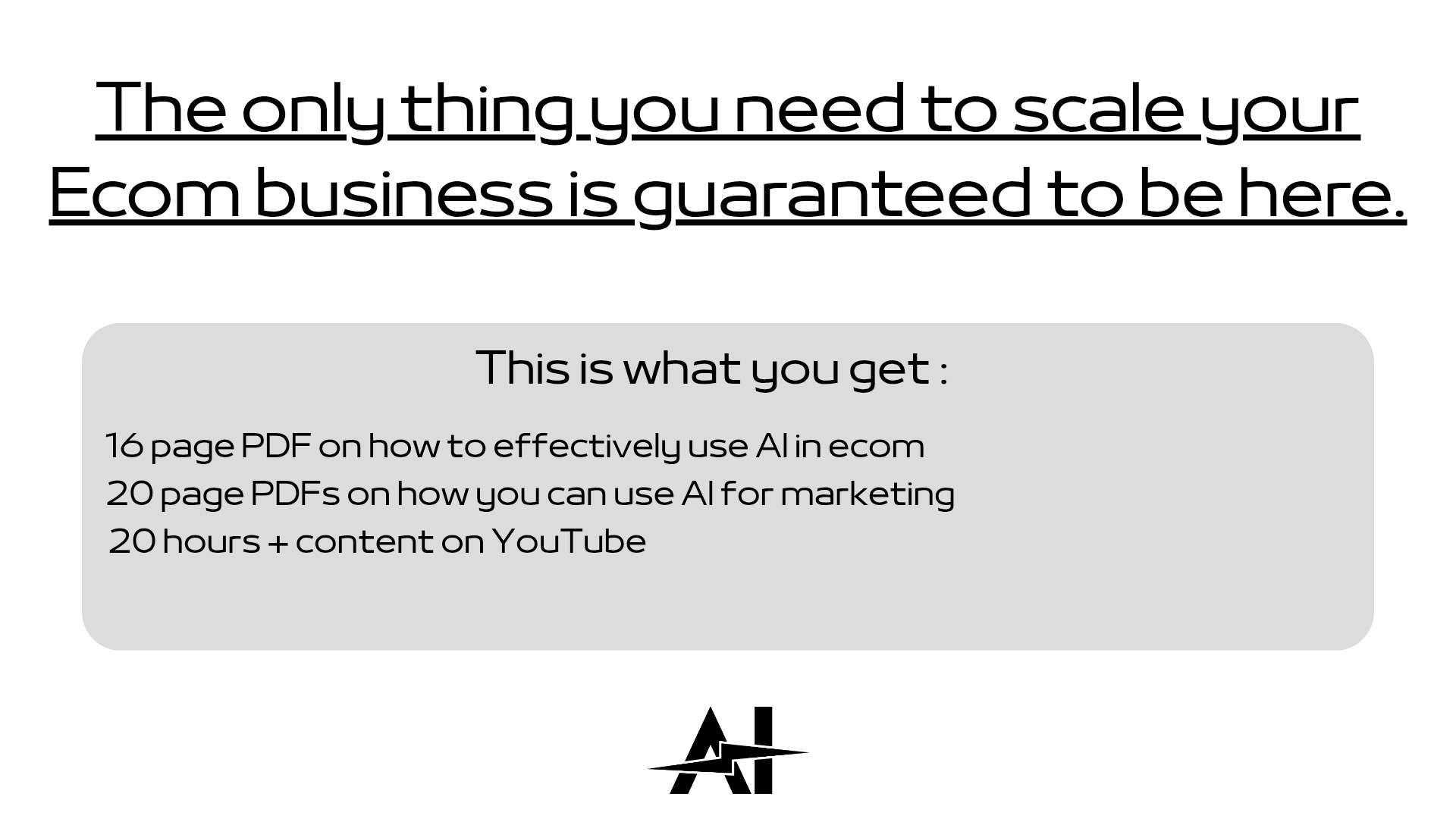 AI Ecom