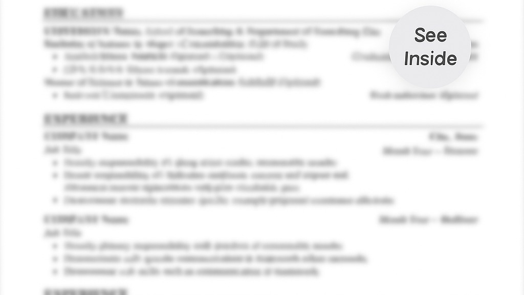 The Resume Cheat Code