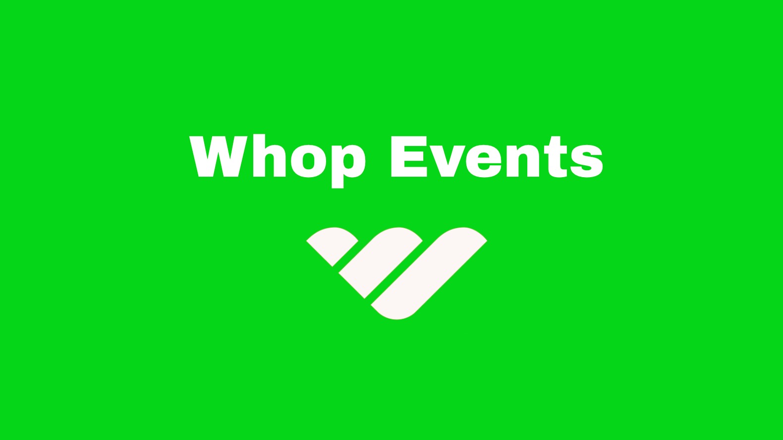 Whop Events