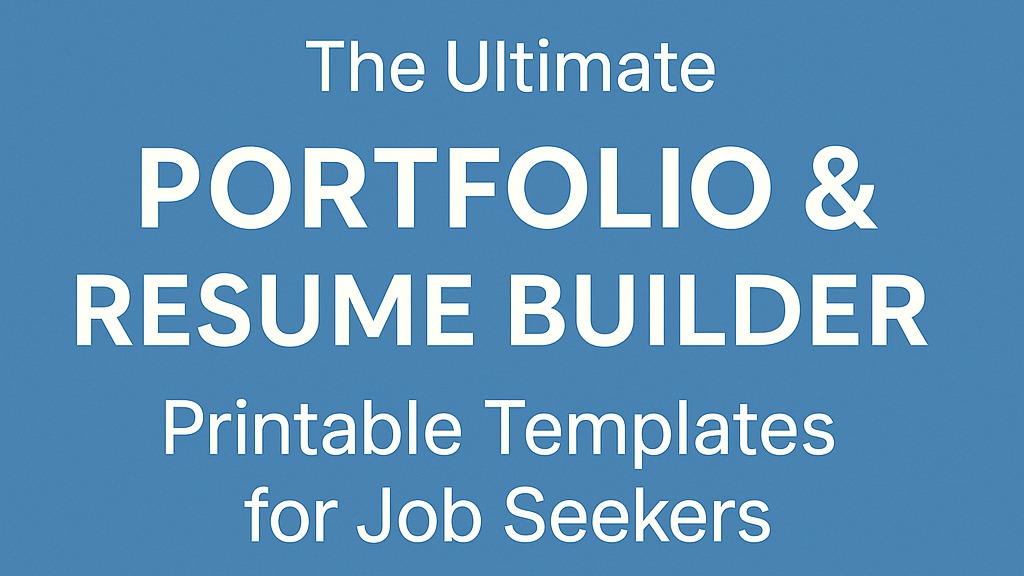 Ultimate Portfolio & Resume