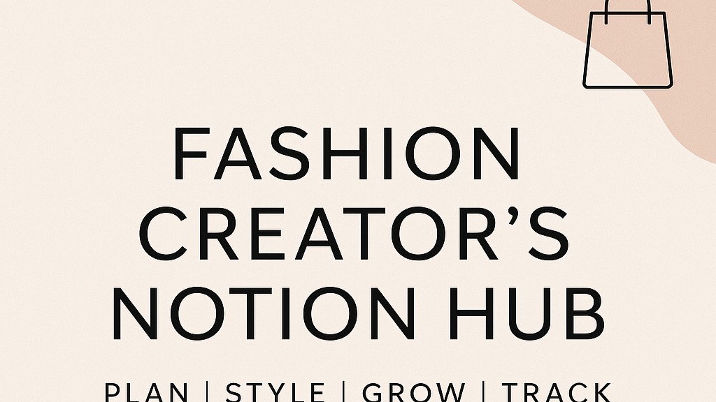 Fashion Creators Notion Hub