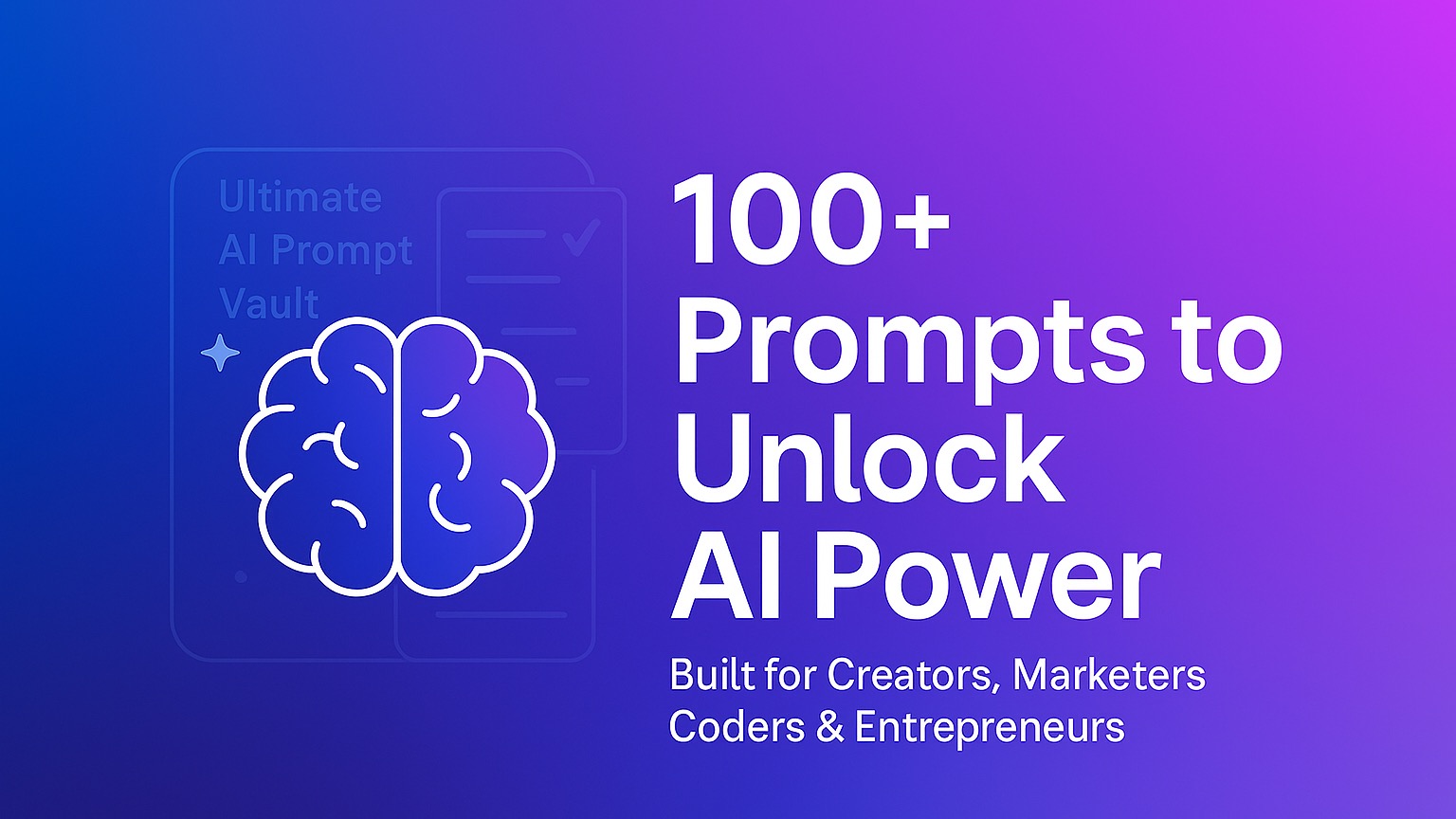 Ultimate AI Prompt Vault