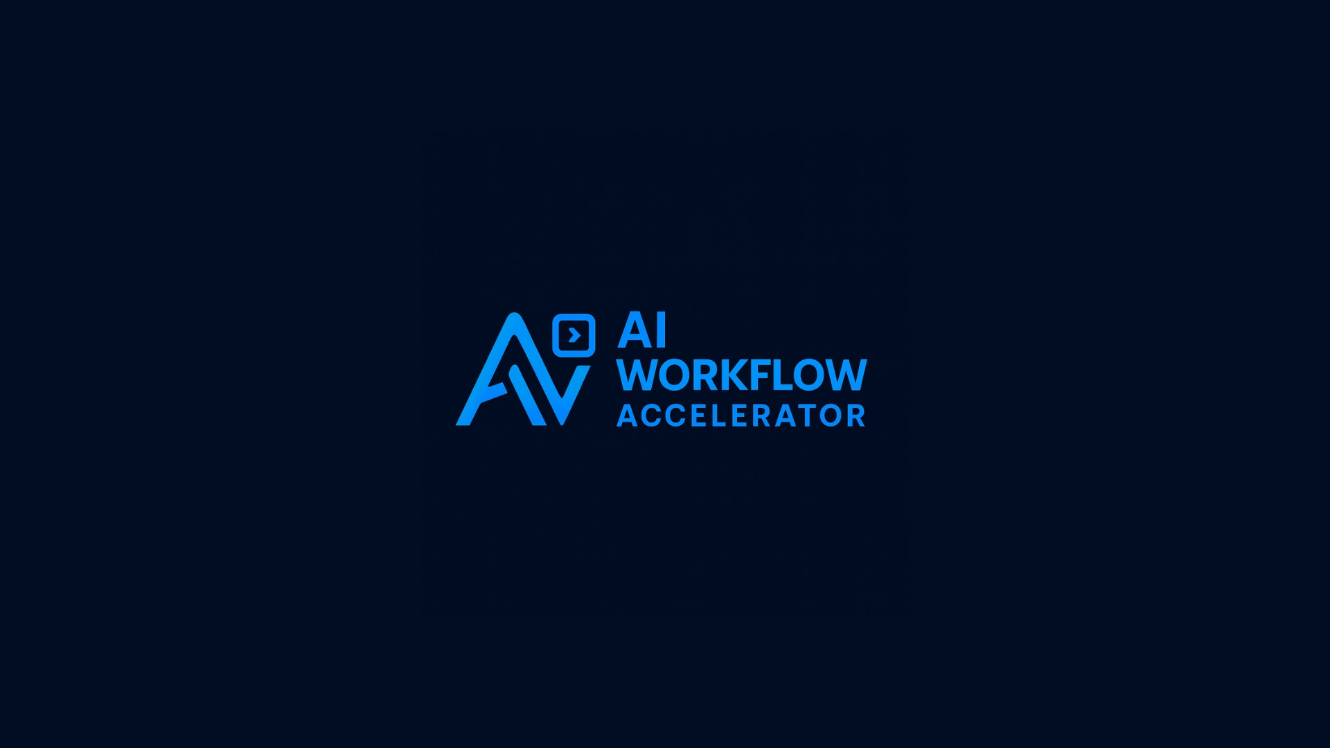 AI Workflow Accelerator