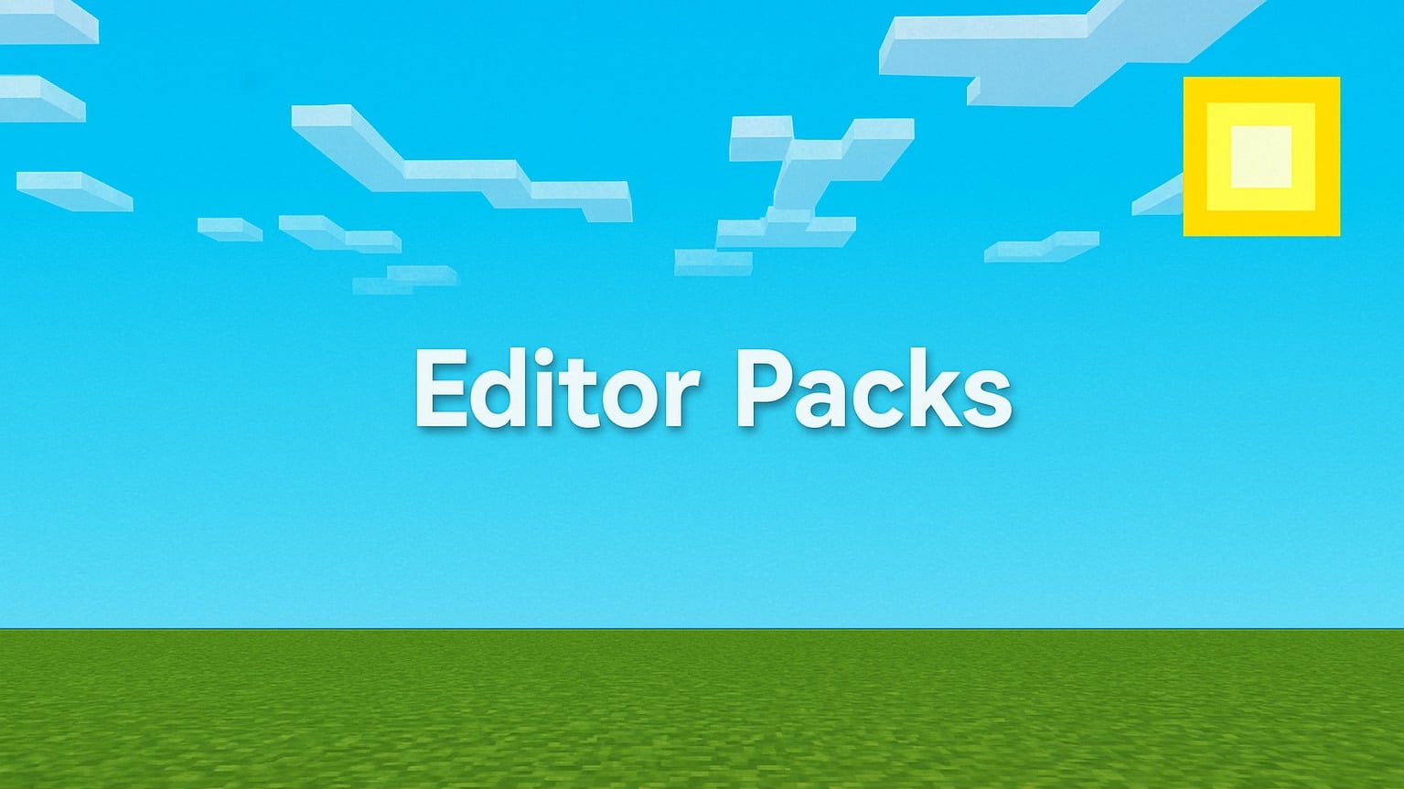Minecraft Editor Packs