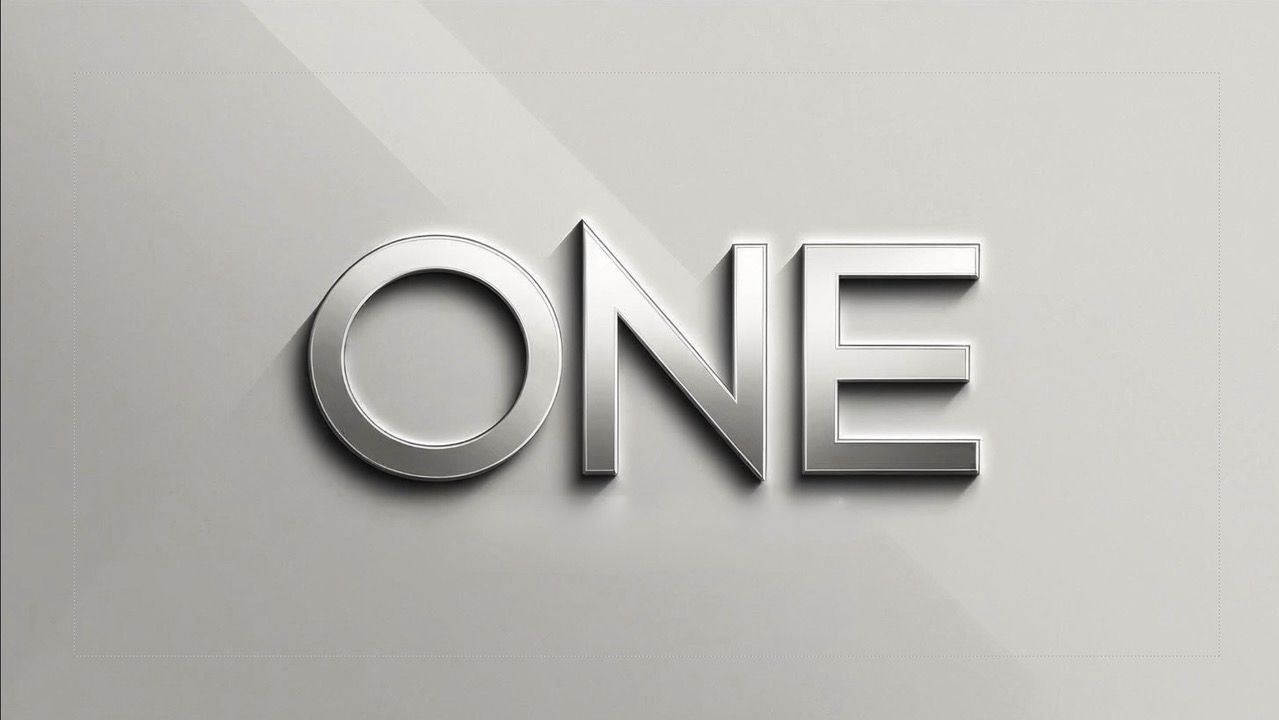 ONE