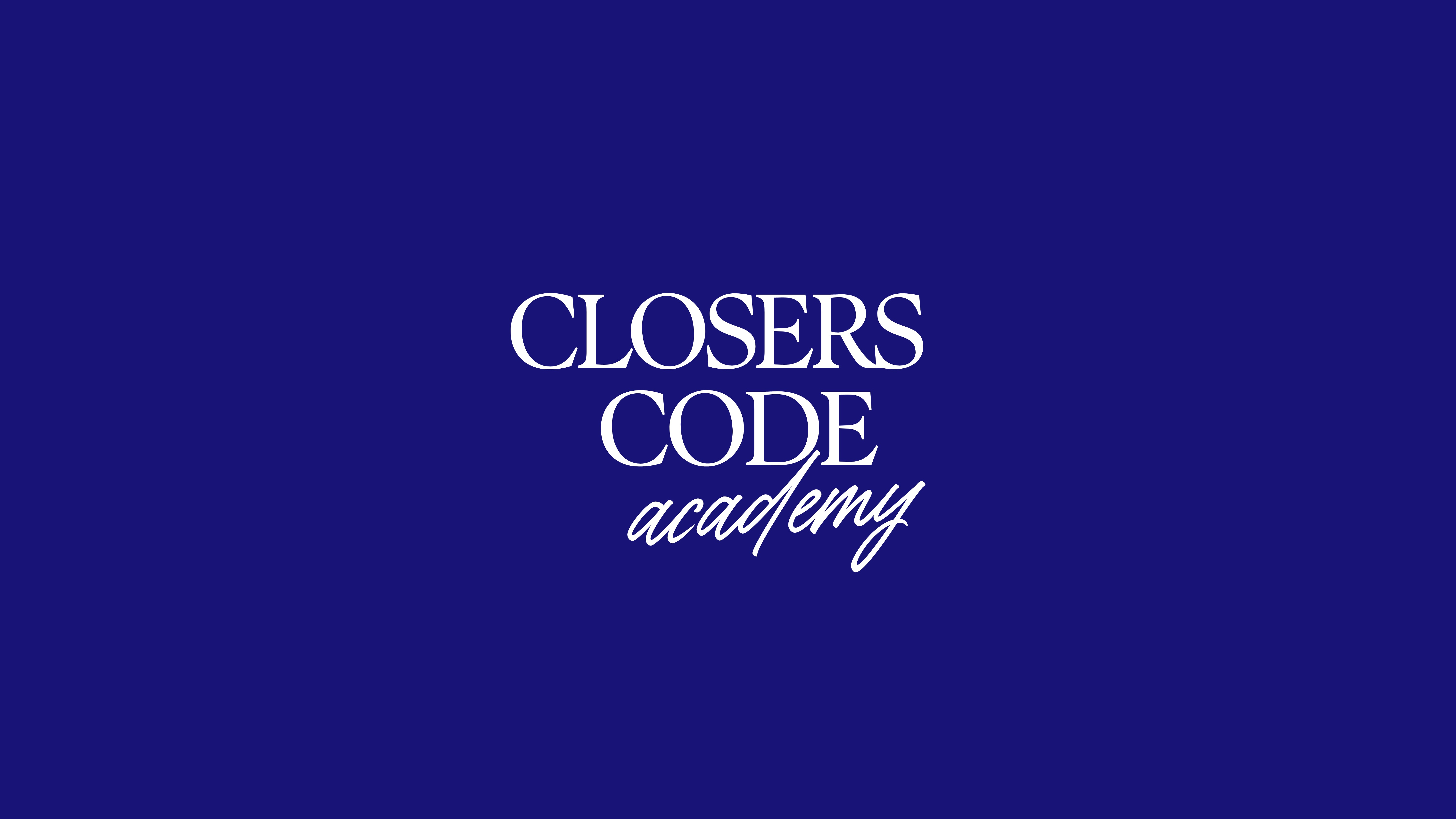 Closers Code Academy Monthly