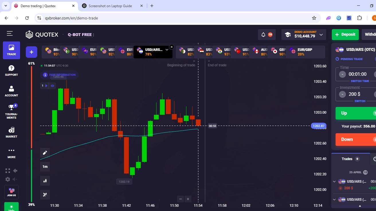 website or trader service 