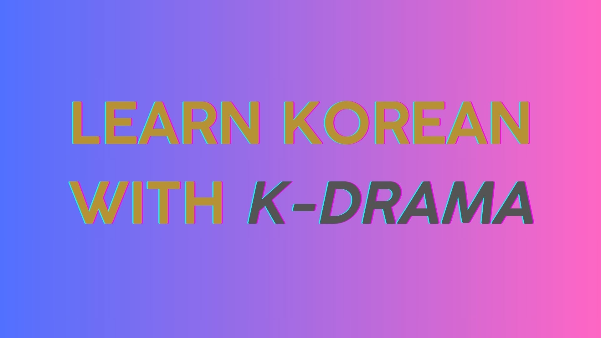 k-drama