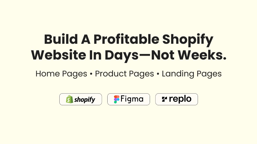 Shopify/Replo Page Builder Kit