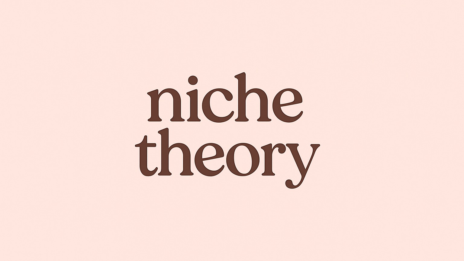 Niche Theory