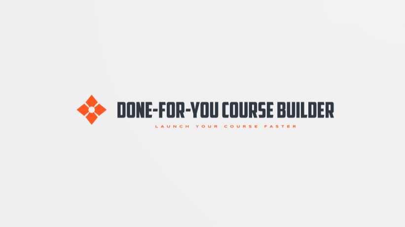 done for you course builder
