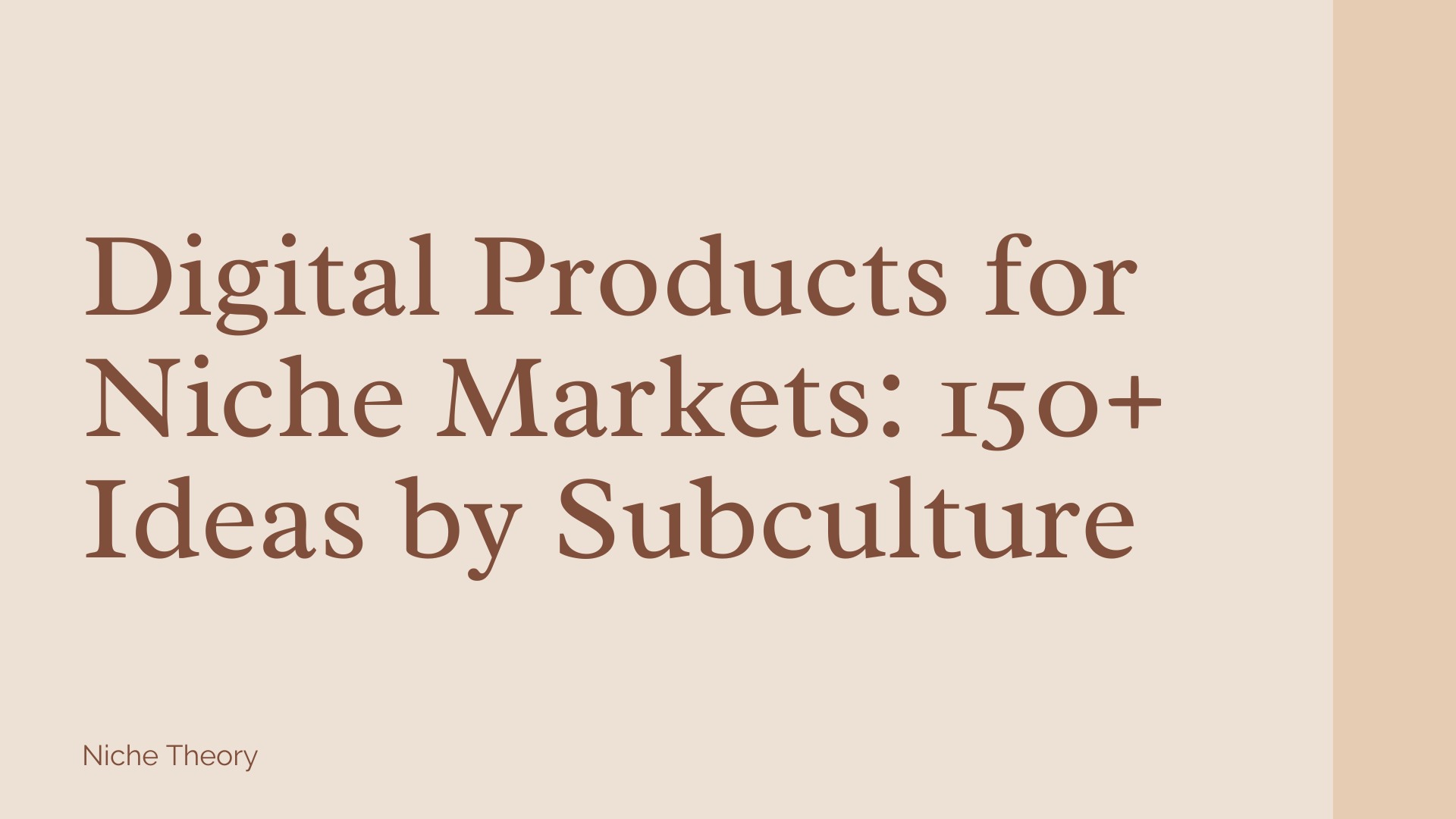 150+ Digital Product Ideas