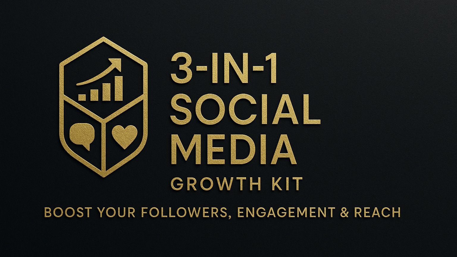 3-in-1 Social Media Growth kit