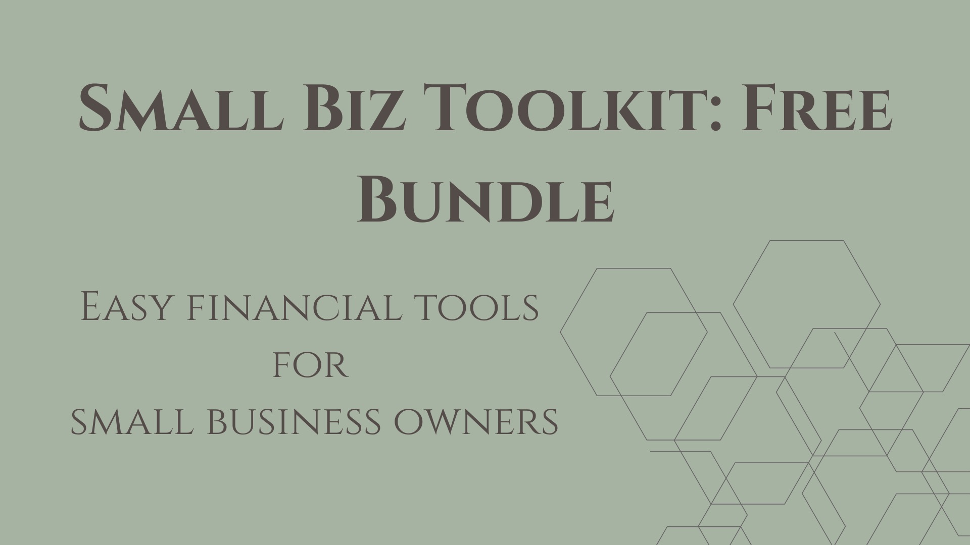 Small Biz Toolkit: Free Bundle