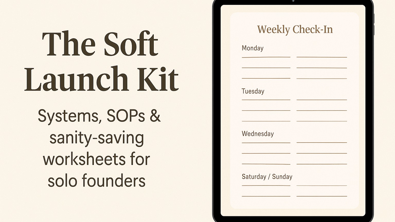 The Soft Launch Kit