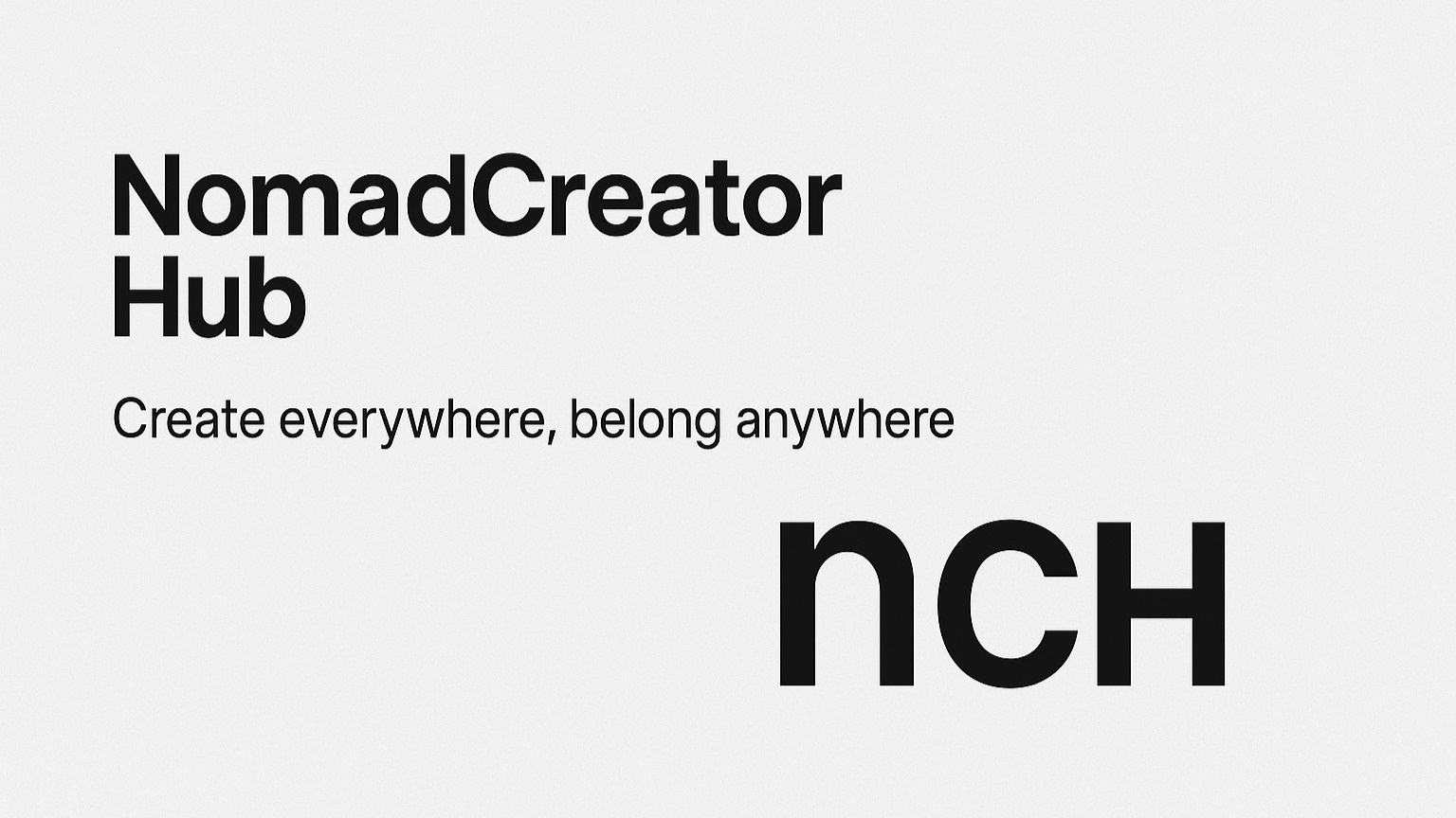 NomadCreators Hub