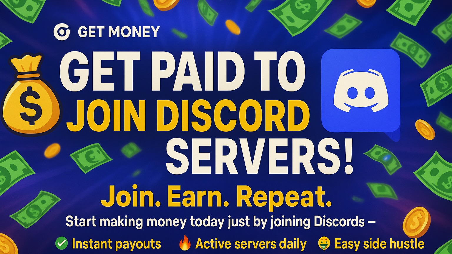 Get Money from Discord Servers