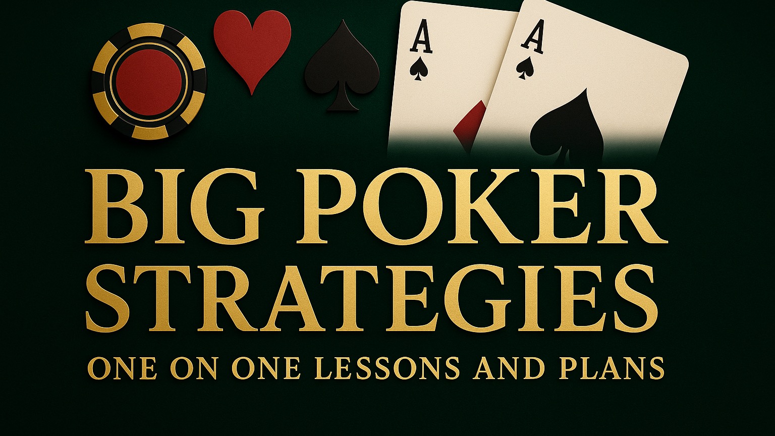 Big Poker One/ One Strategies