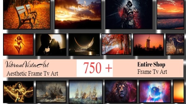750 FRAME TV ART BUNDLE 