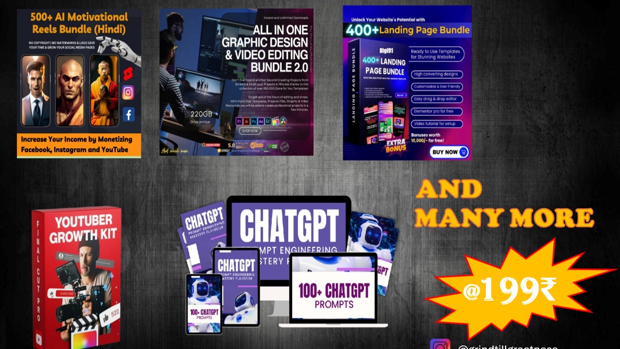 All In One Digital Product Bun