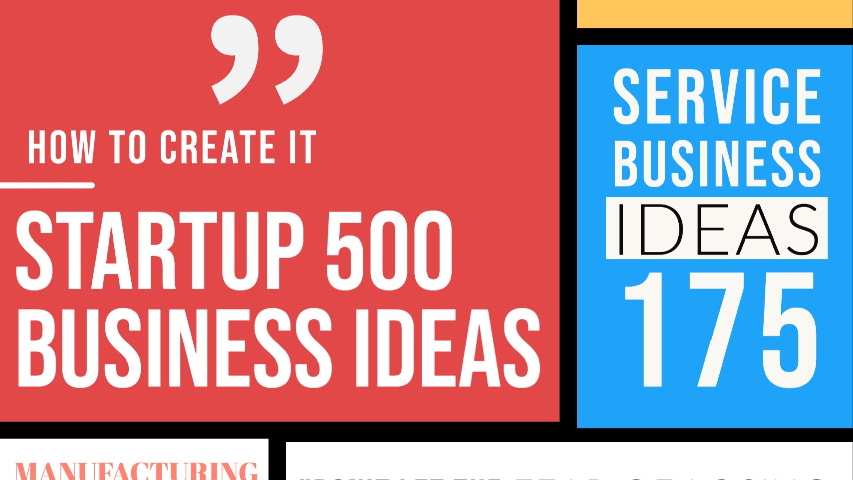 STARTUP 500 BUSINESS IDEAS 