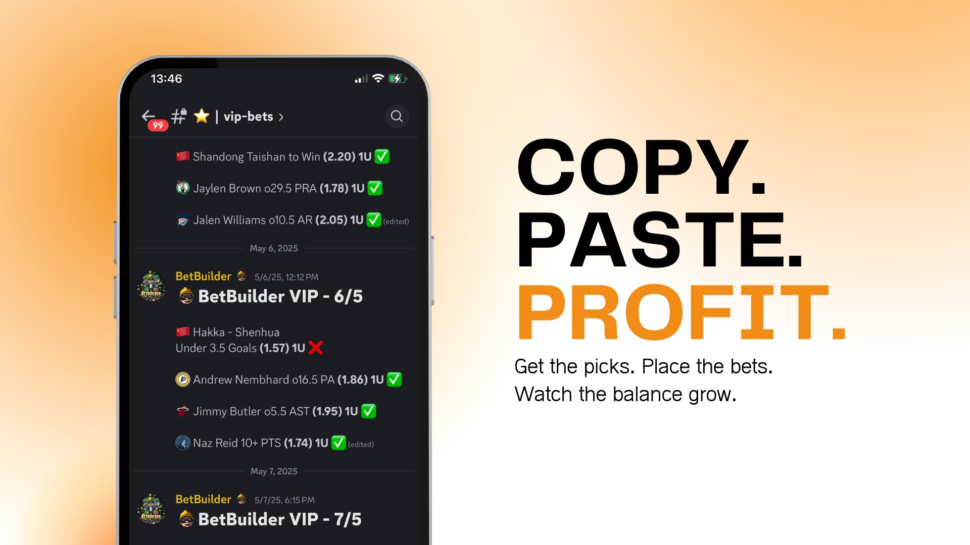 PicksBuilder VIP