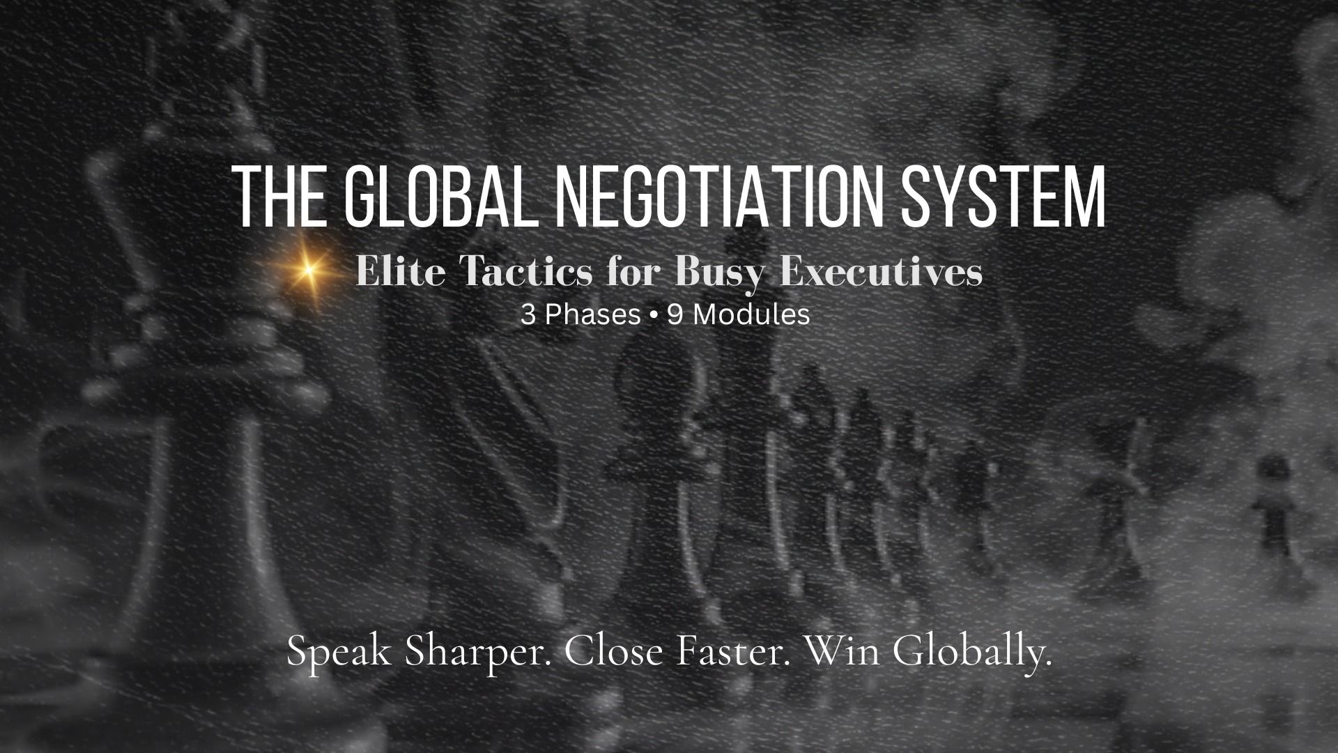Global Negotiation System