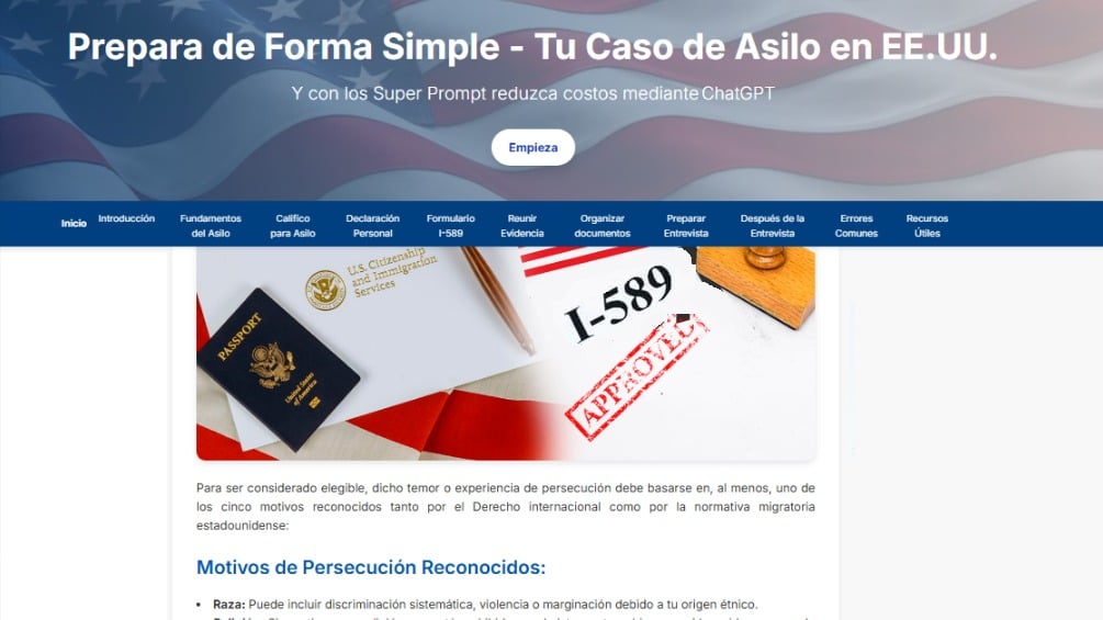 Guía Interactiva Asilo EE. UU.