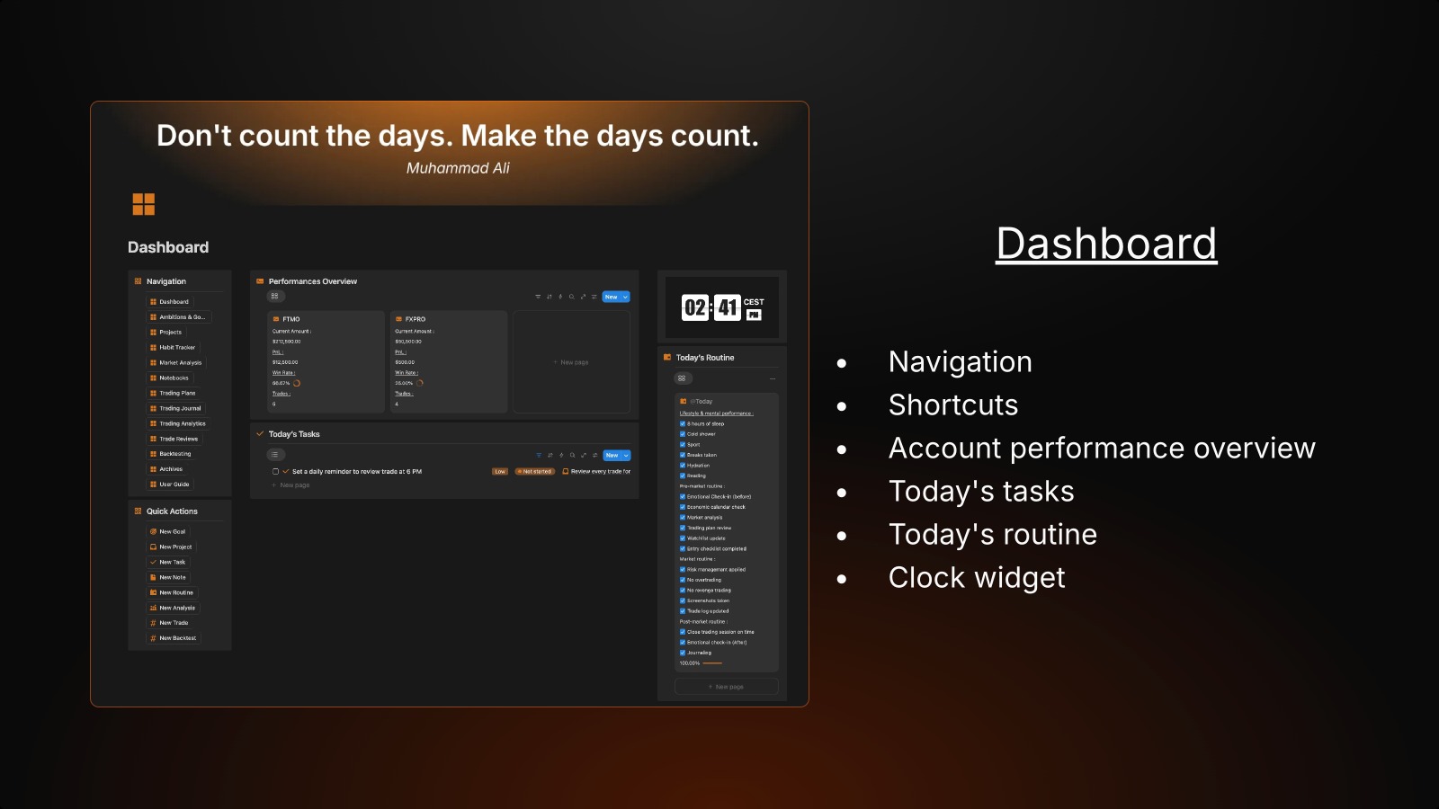 Notion Trading Journal