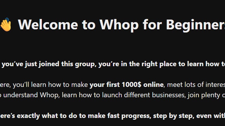 Whop Tutorials for Beginners
