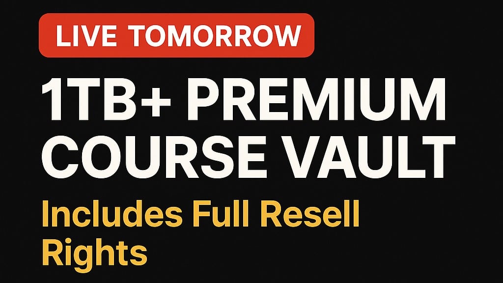 1TB+ Resale Course Pack