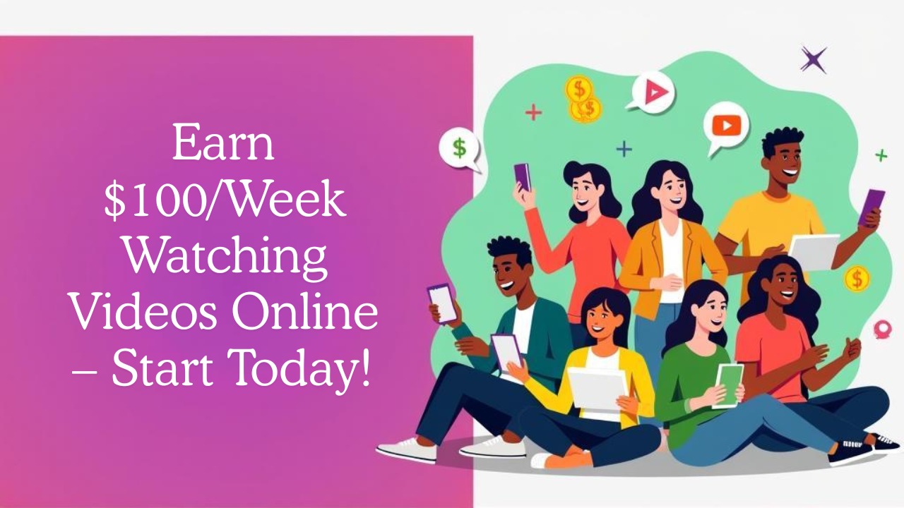 Earn $100/Week Watching Videos
