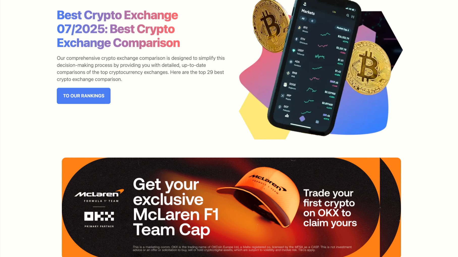 Engage on Comparison Pages