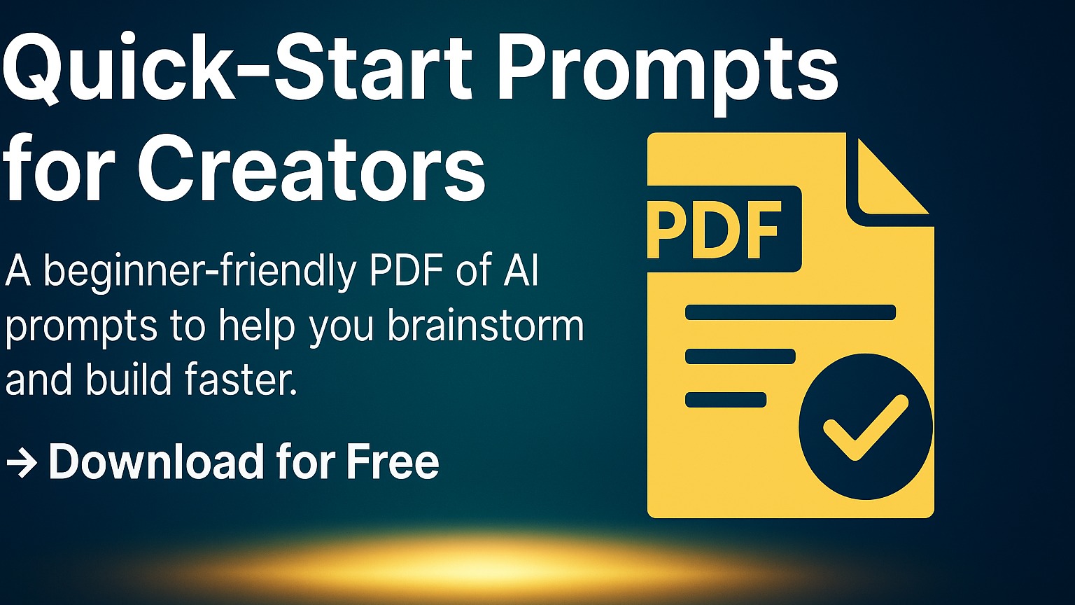 Quick-Start AI Prompts