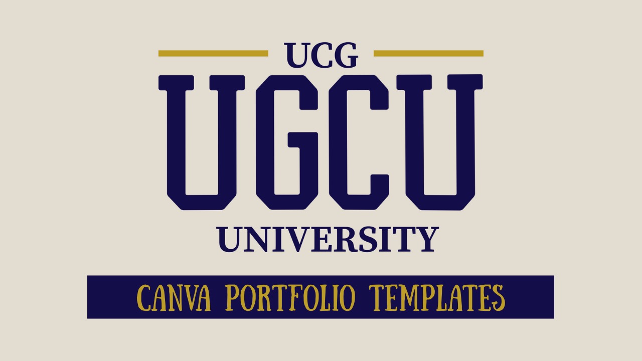 UGCU Canva Portfolio Templates