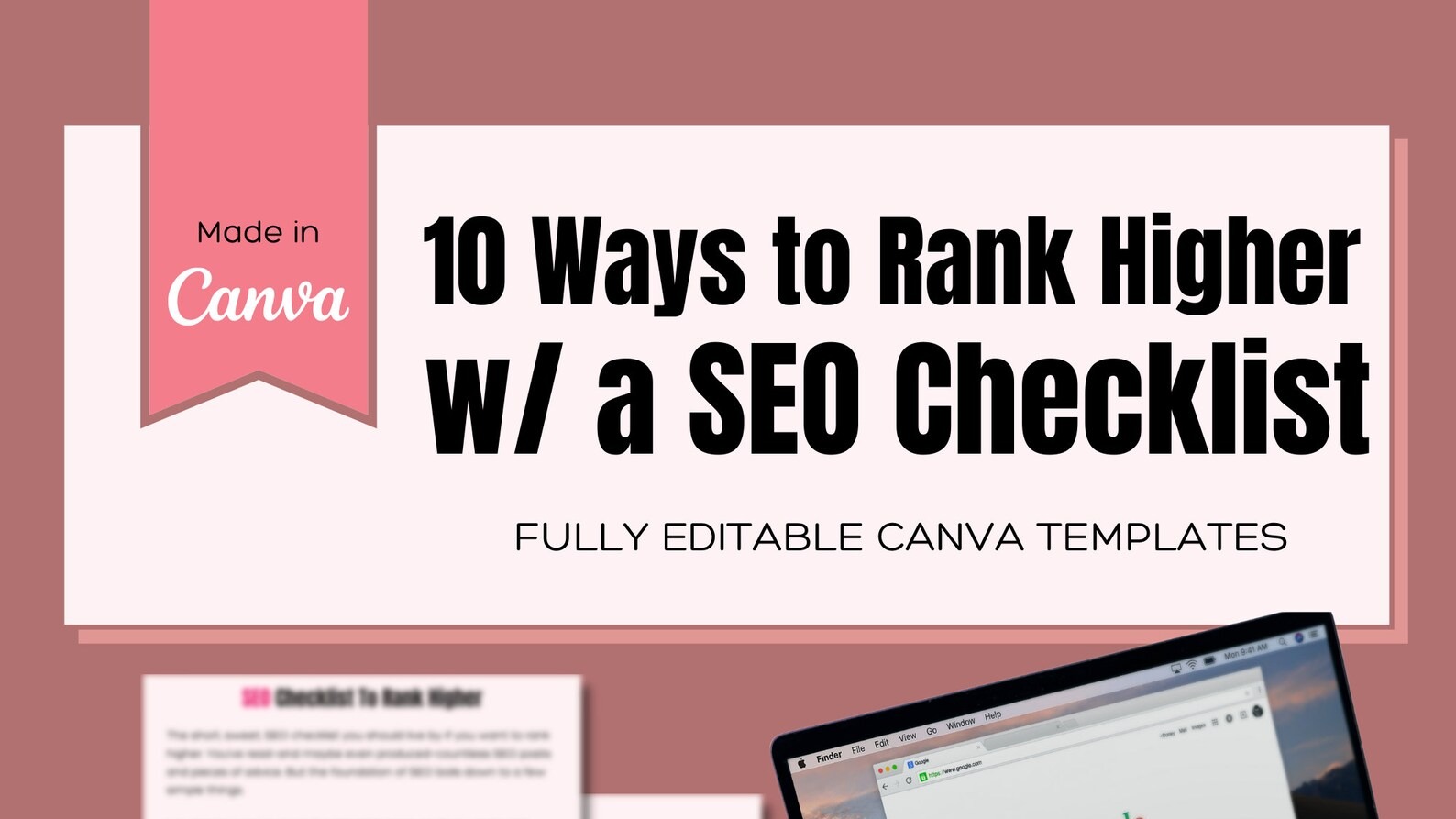 SEO Checklist to Rank Higher