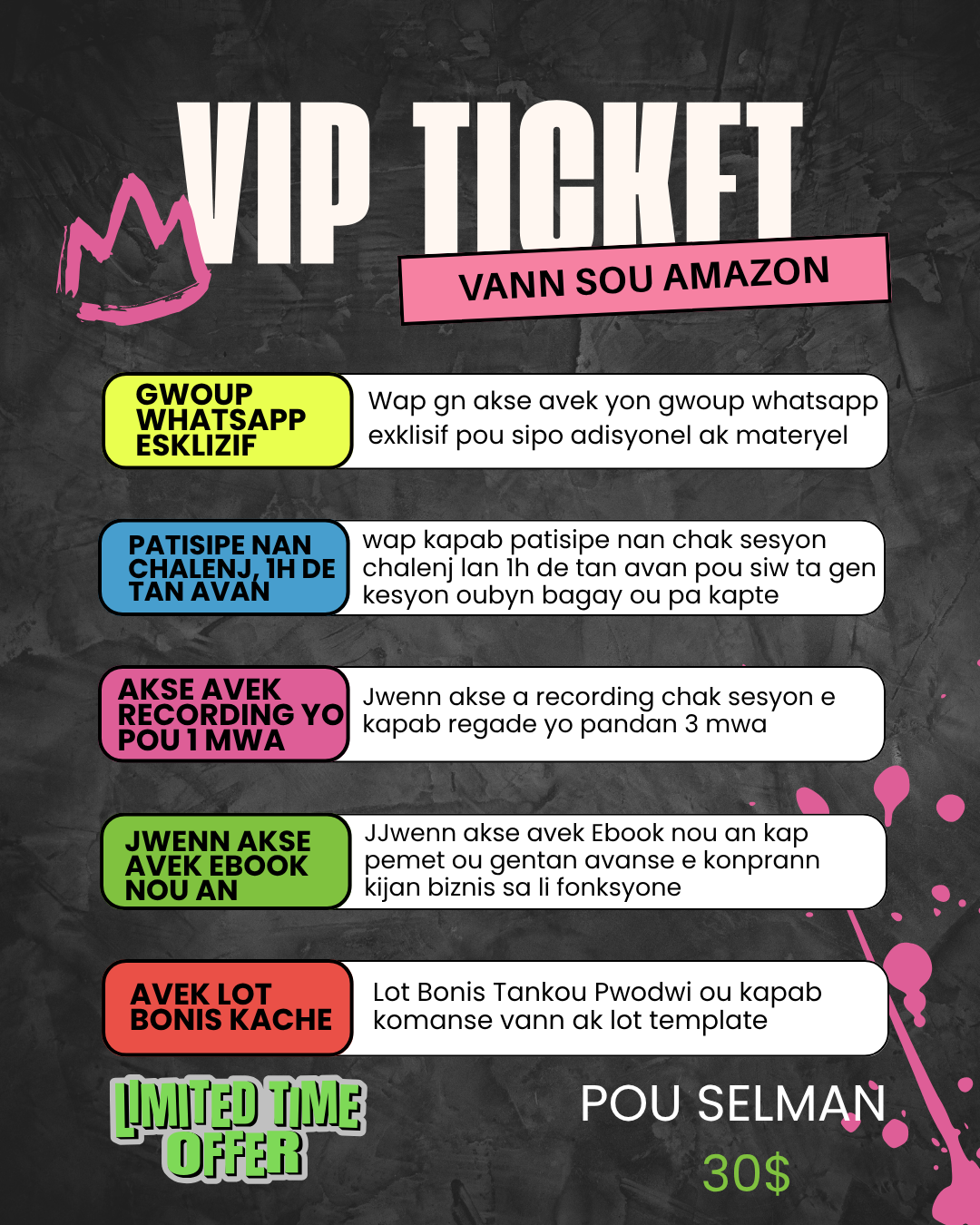 VIP 5 JOU CHALENJ #4 