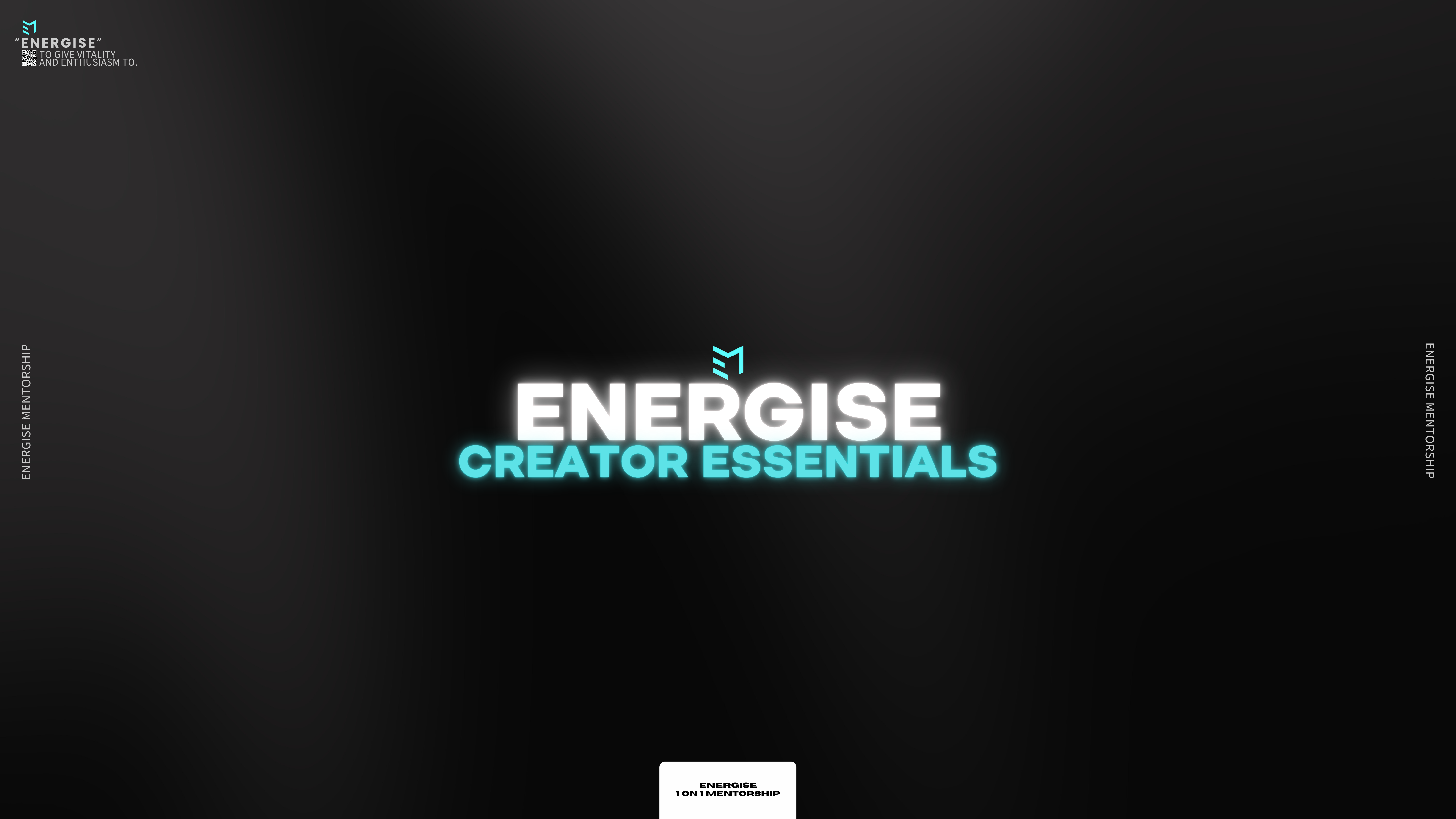 Energise Creator Essentials