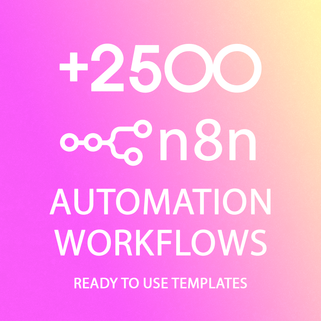 +2500 N8N Premium Workflows