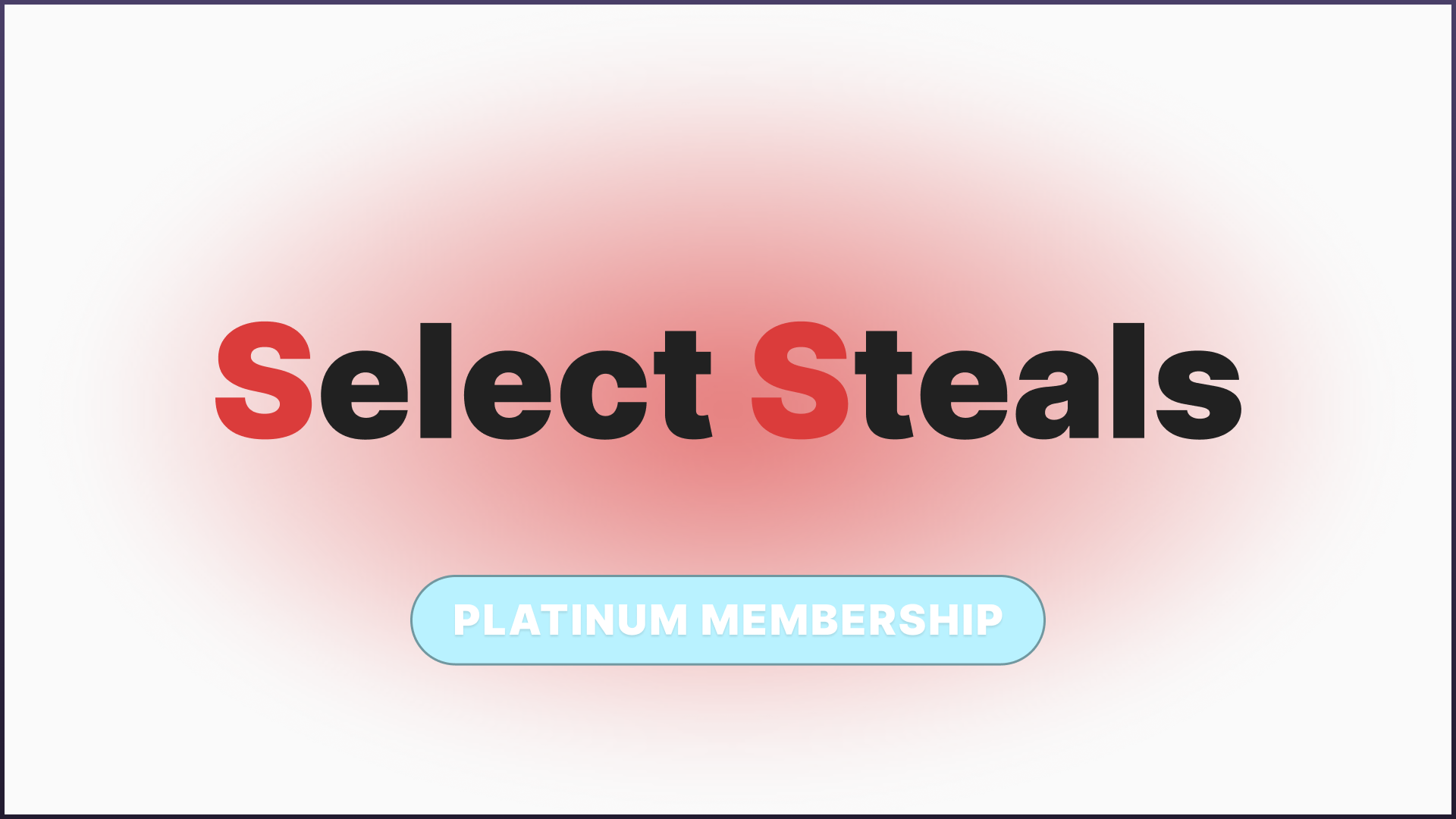 PLATINUM TIER MEMBERSHIP 💎